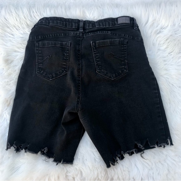 Jones New York Black Denim Shorts Madison Bermuda sz. 10 - Picture 5 of 8